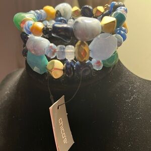 Chico's Colorful Beaded Bracelet Set